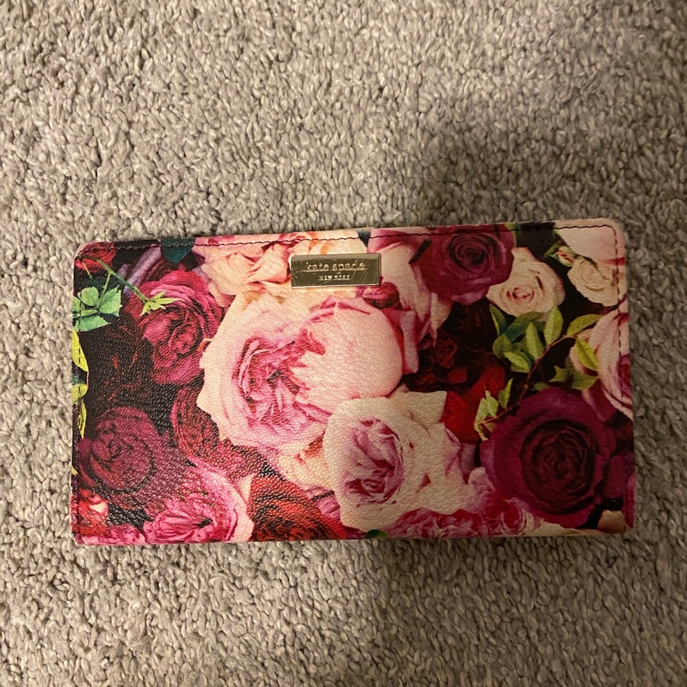 Kate Spade Pink Floral Wallet